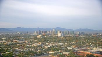 Weather camera view of Phoenix Children`s Hospital.