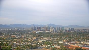 Weather camera view of Phoenix Children`s Hospital.