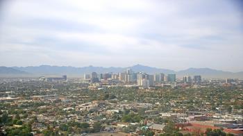 Weather camera view of Phoenix Children`s Hospital.