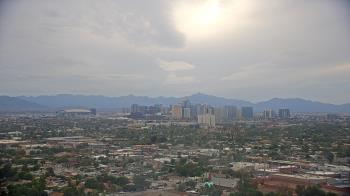 Weather camera view of Phoenix Children`s Hospital.
