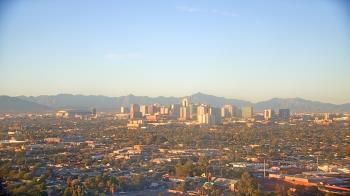 Weather camera view of Phoenix Children`s Hospital.