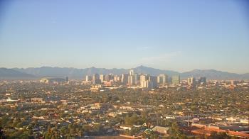 Weather camera view of Phoenix Children`s Hospital.