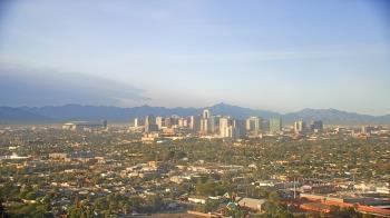 Weather camera view of Phoenix Children`s Hospital.