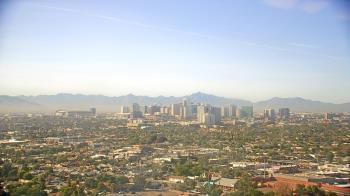 Weather camera view of Phoenix Children`s Hospital.