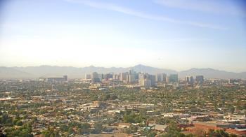 Weather camera view of Phoenix Children`s Hospital.