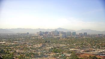 Weather camera view of Phoenix Children`s Hospital.