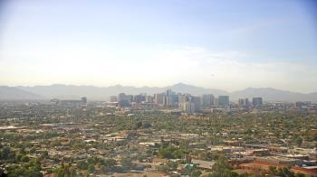Weather camera view of Phoenix Children`s Hospital.