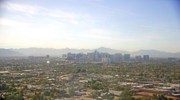 Weather camera view of Phoenix Children`s Hospital.
