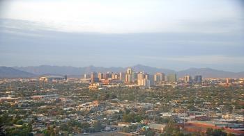 Weather camera view of Phoenix Children`s Hospital.