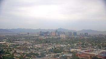 Weather camera view of Phoenix Children`s Hospital.