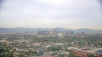 Weather camera view of Phoenix Children`s Hospital.