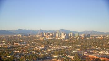 Weather camera view of Phoenix Children`s Hospital.