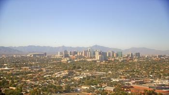Weather camera view of Phoenix Children`s Hospital.