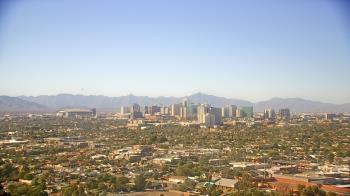 Weather camera view of Phoenix Children`s Hospital.