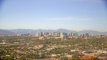 Weather camera view of Phoenix Children`s Hospital.