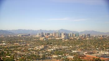 Weather camera view of Phoenix Children`s Hospital.