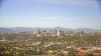 Weather camera view of Phoenix Children`s Hospital.