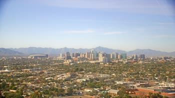 Weather camera view of Phoenix Children`s Hospital.