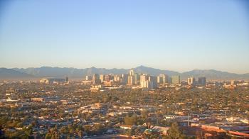 Weather camera view of Phoenix Children`s Hospital.