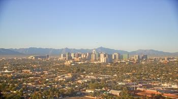 Weather camera view of Phoenix Children`s Hospital.