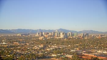 Weather camera view of Phoenix Children`s Hospital.