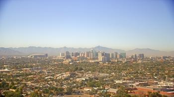 Weather camera view of Phoenix Children`s Hospital.
