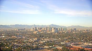 Weather camera view of Phoenix Children`s Hospital.