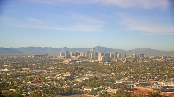 Weather camera view of Phoenix Children`s Hospital.