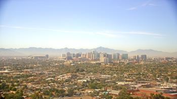 Weather camera view of Phoenix Children`s Hospital.