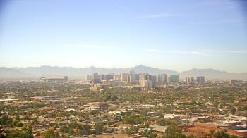 Weather camera view of Phoenix Children`s Hospital.