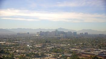 Weather camera view of Phoenix Children`s Hospital.