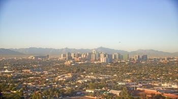 Weather camera view of Phoenix Children`s Hospital.