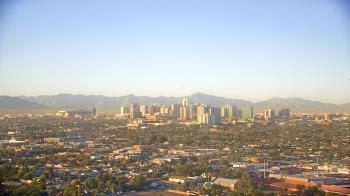 Weather camera view of Phoenix Children`s Hospital.