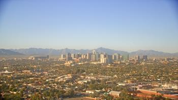 Weather camera view of Phoenix Children`s Hospital.