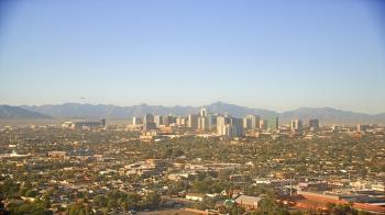 Weather camera view of Phoenix Children`s Hospital.