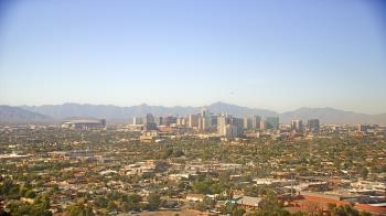 Weather camera view of Phoenix Children`s Hospital.