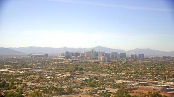 Weather camera view of Phoenix Children`s Hospital.