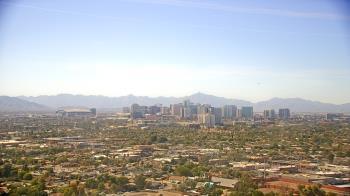 Weather camera view of Phoenix Children`s Hospital.