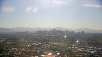 Weather camera view of Phoenix Children`s Hospital.