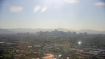Weather camera view of Phoenix Children`s Hospital.