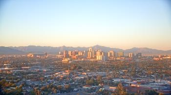 Weather camera view of Phoenix Children`s Hospital.