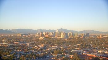 Weather camera view of Phoenix Children`s Hospital.