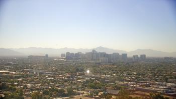 Weather camera view of Phoenix Children`s Hospital.