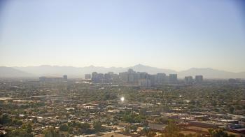 Weather camera view of Phoenix Children`s Hospital.