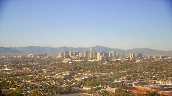 Weather camera view of Phoenix Children`s Hospital.