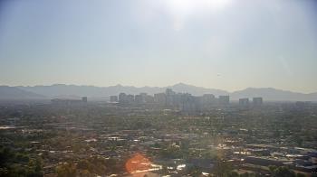 Weather camera view of Phoenix Children`s Hospital.