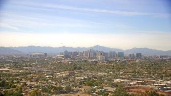 Weather camera view of Phoenix Children`s Hospital.