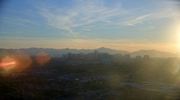 Weather camera view of Phoenix Children`s Hospital.