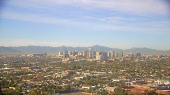 Weather camera view of Phoenix Children`s Hospital.