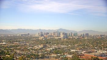 Weather camera view of Phoenix Children`s Hospital.